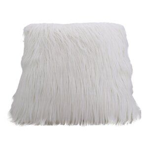 White Fluffy Decorative Pillow Material 100% Polyester Fiber, 18"X18", Do Not Us